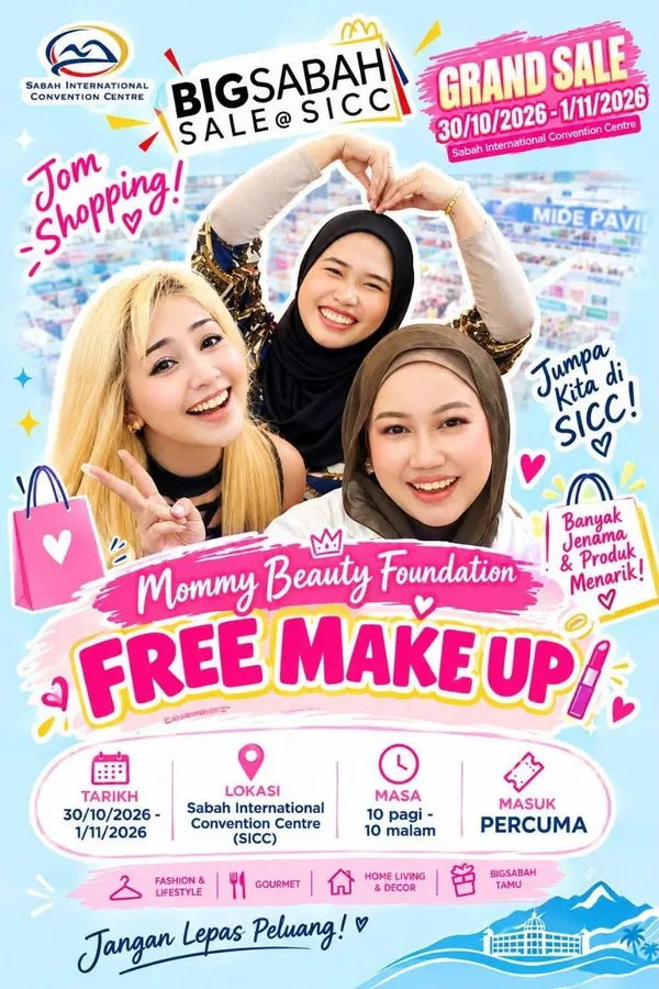 Free Make Up — Big Sabah Sale